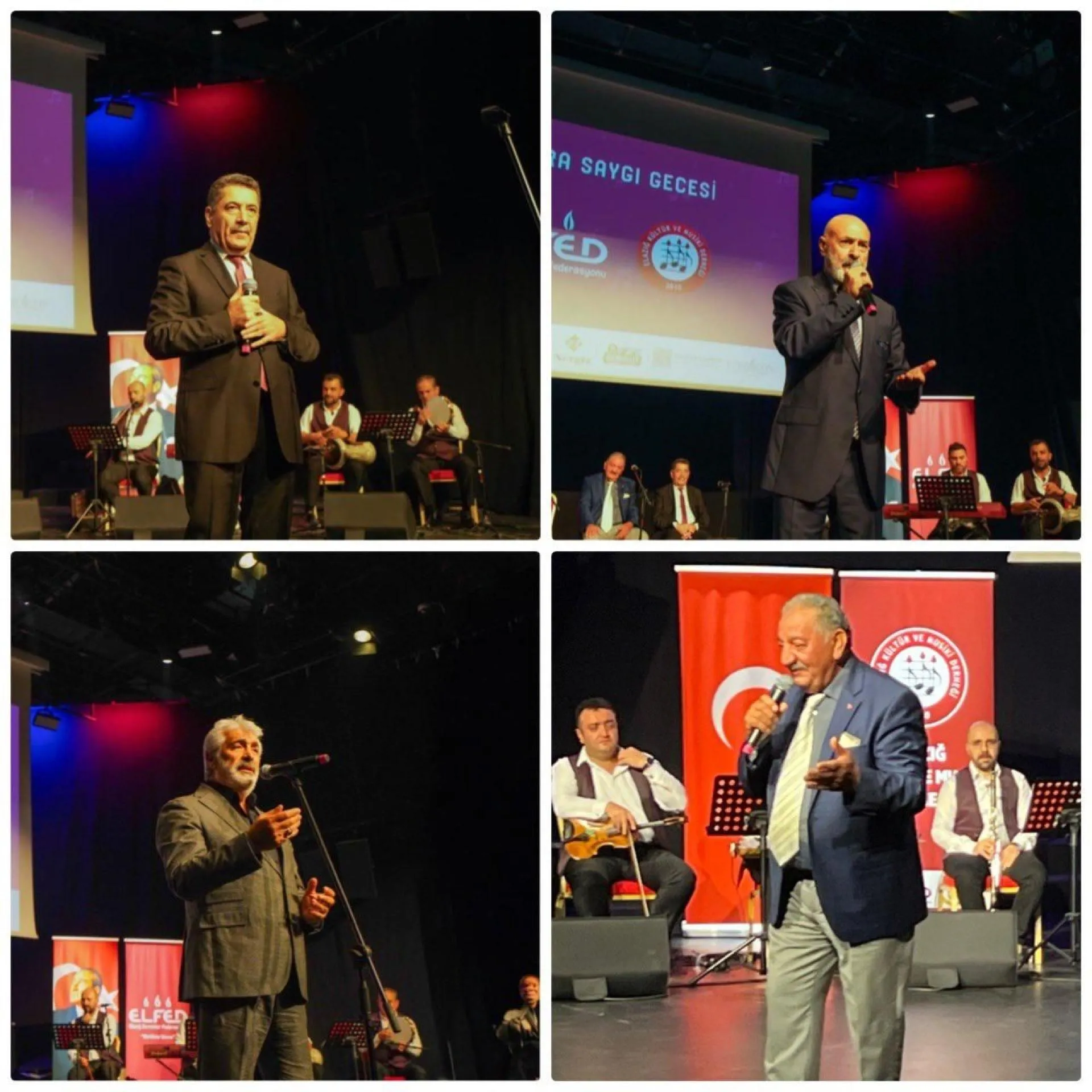 ELFED ve Elazığ Kültür ve Musiki Derneği’nin “Ustalara Saygı Gecesi” Yoğun İlgi Gördü