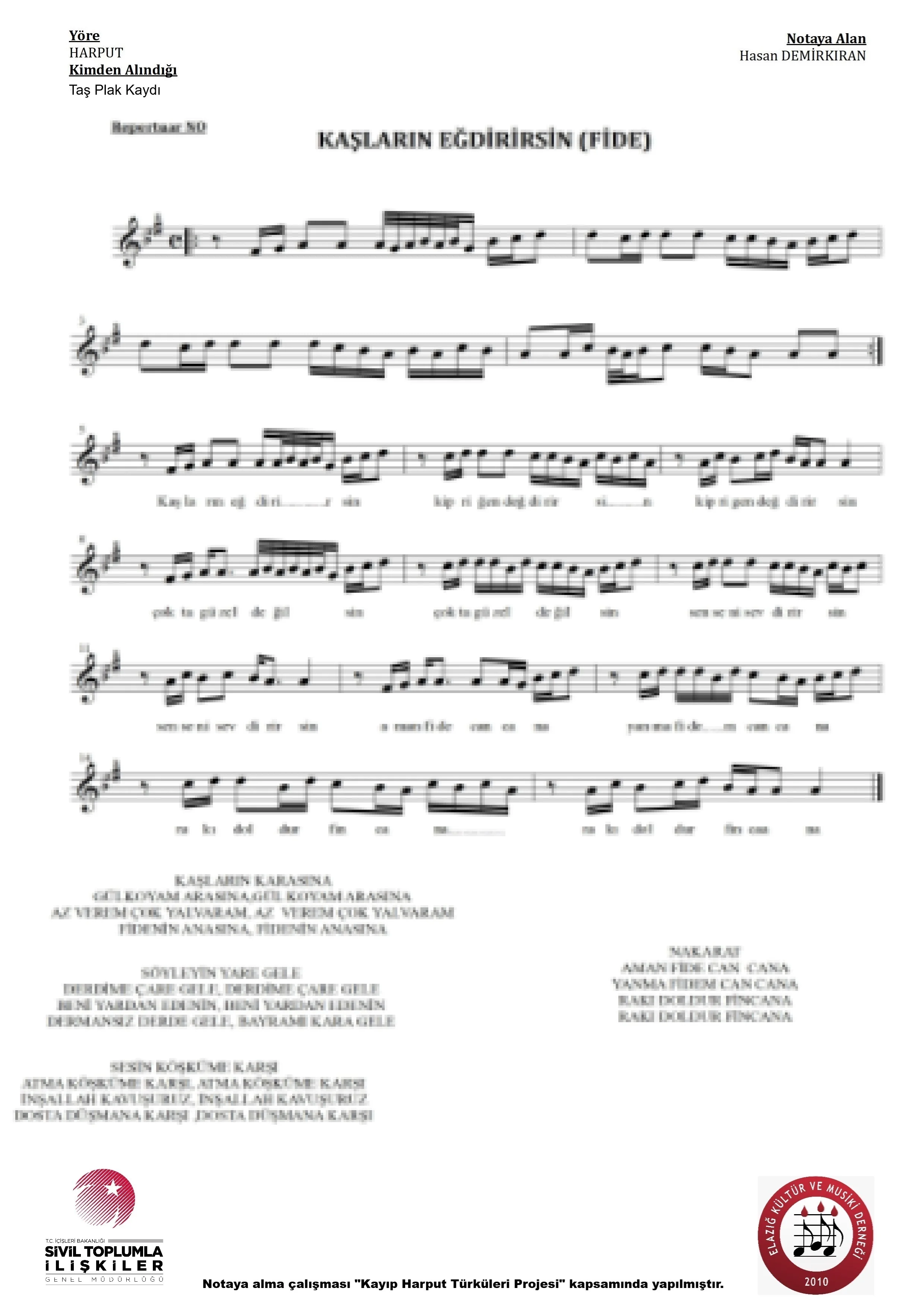 Kayıp Harput Türküleri - 2