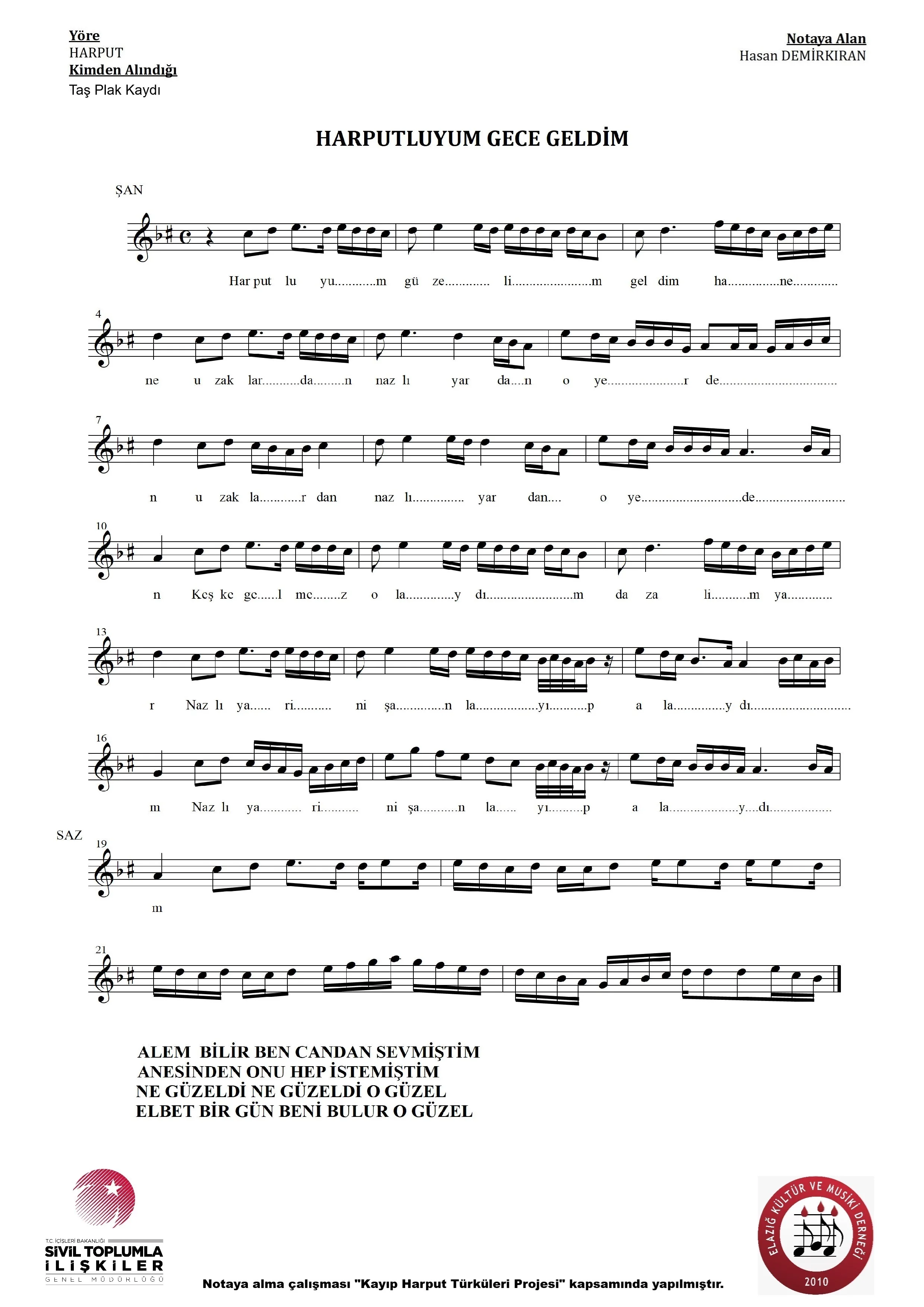 Kayıp Harput Türküleri - 5